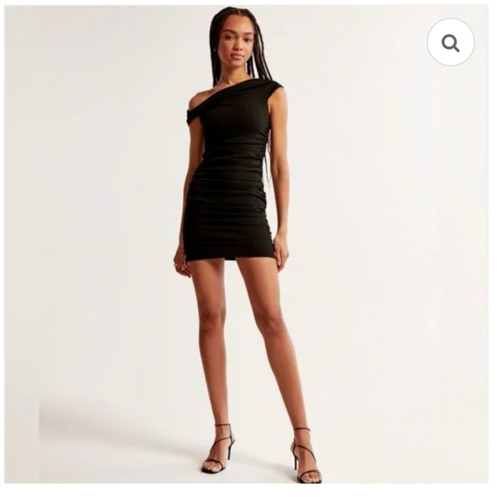 Off-The-Shoulder Twist Ruched Mini